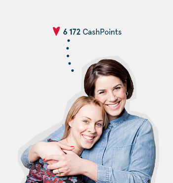 Image of two women earning CashPoints